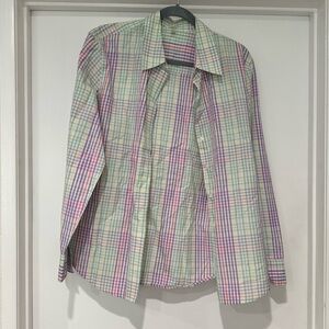 Escada Sport plaid button down